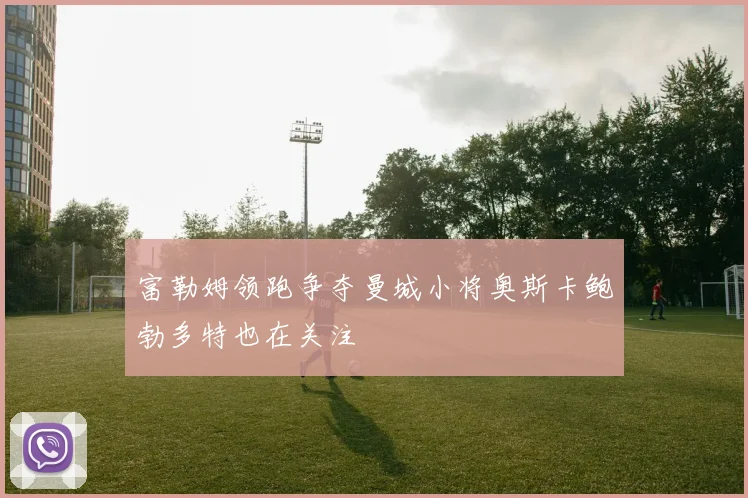 富勒姆领跑争夺曼城小将奥斯卡鲍勃多特也在关注