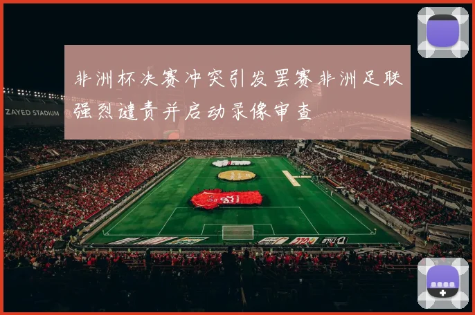 非洲杯决赛冲突引发罢赛非洲足联强烈谴责并启动录像审查